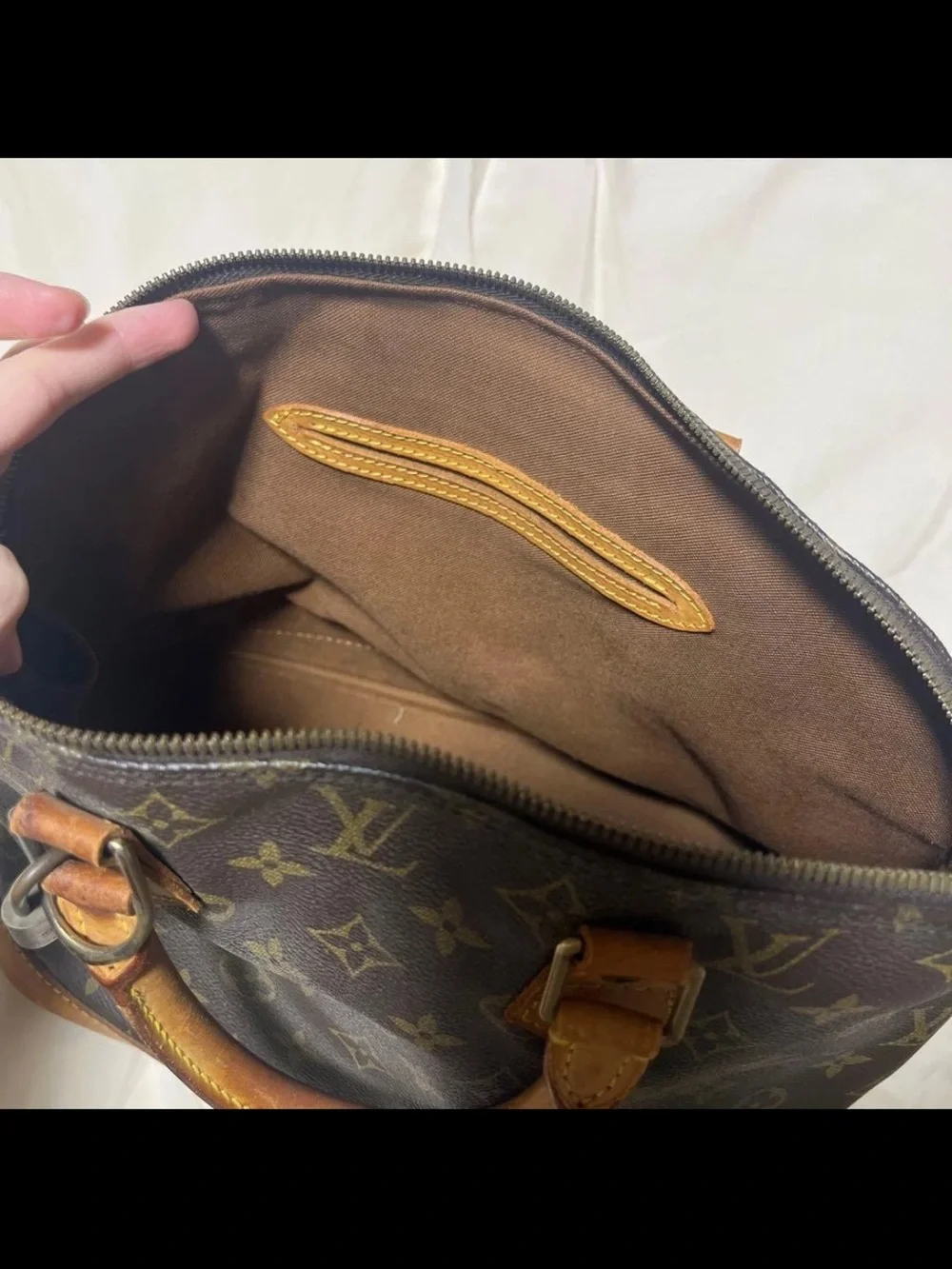Louis Vuitton Monogram Canvas Alma BB Satchel - Brown